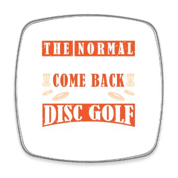 Disc Golf Gifts Disc Golf - Square fridge magnet - white - Front