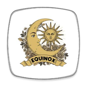 Equinox Renew Rebalance Rebirth Ostara - Square fridge magnet - white - Front