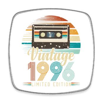 30 Year Anniversary 1996 Birthday Gift - Square fridge magnet - white - Front