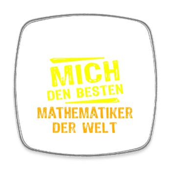 Matematicien Gift - Magnet carré - blanc - Devant