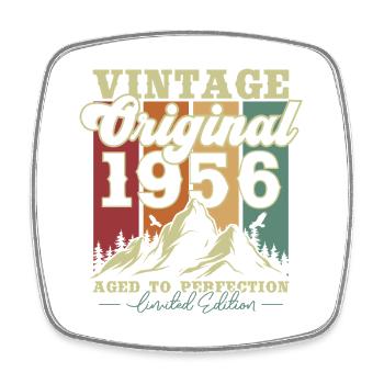 Original 1956 Vintage Vintage Anniversary Retro - Magnet carré - blanc - Devant