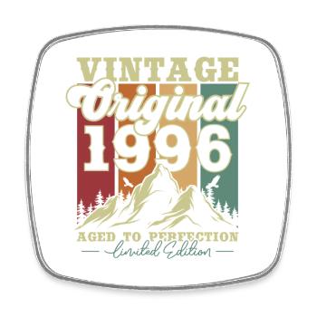 Original 1996 Vintage Vintage Birthday Retro - Magnet carré - blanc - Devant