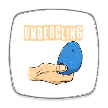 Indoor Klettern Indoorklettern - Viereckiger Kühlschrankmagnet - Weiß - Vorne