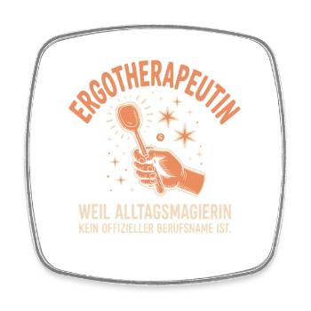 Ergotherapeutin Ergo Praxis Team Ergotherapie - Viereckiger Kühlschrankmagnet - Weiß - Vorne