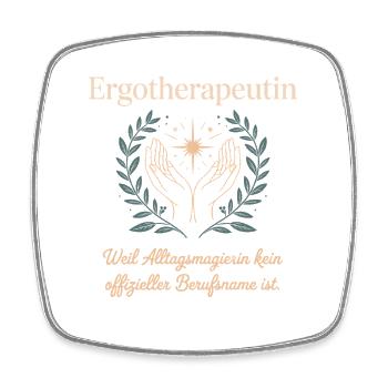 Ergotherapeutin Ergo Praxis Team Ergotherapie - Viereckiger Kühlschrankmagnet - Weiß - Vorne