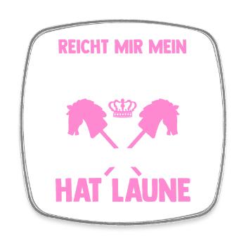 Steckenpferd Hobbyhorse Hobby Horsing - Viereckiger Kühlschrankmagnet - Weiß - Vorne