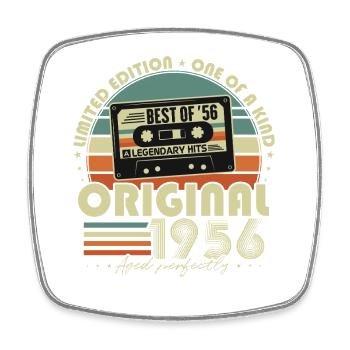 Original 1956 Vintage Vintage Anniversaire Rétro - Magnet carré - blanc - Devant