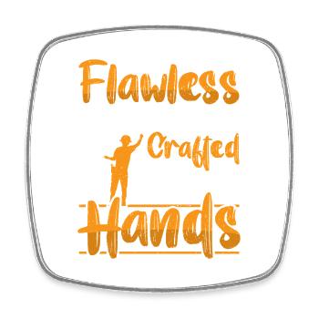 Drywall Drywall Builder Drywall Fitter - Square fridge magnet - white - Front