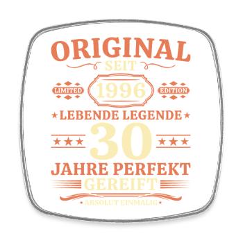 Original 1996 – Lebende Legende 30. Geburtstag - Viereckiger Kühlschrankmagnet - Weiß - Vorne