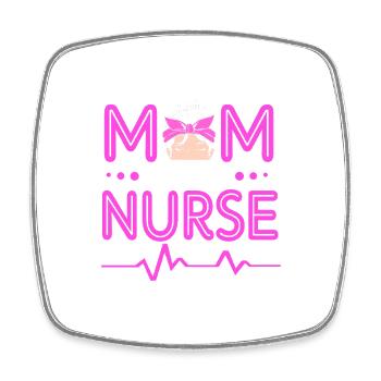 Hospital Nursing Nurse Gift - Square fridge magnet - white - Front