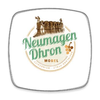 Neumagen Dhron Mosel Rheinland-Pfalz Deutschland - Viereckiger Kühlschrankmagnet - Weiß - Vorne