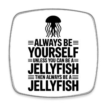 Parrot Sayings Parrot Funny Parrot Gift - Square fridge magnet - white - Front