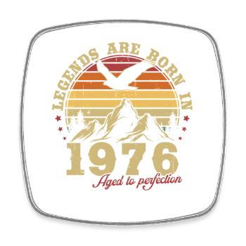 Legends sera un cadeau d’anniversaire vintage 1976 - Magnet carré - blanc - Devant