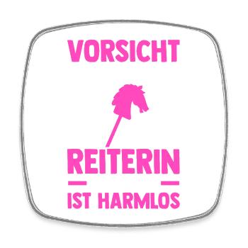 Steckenpferd Hobbyhorse Hobby Horsing - Viereckiger Kühlschrankmagnet - Weiß - Vorne
