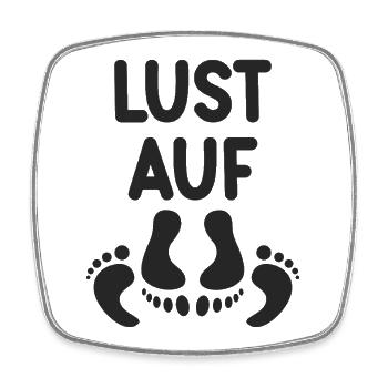 Lust auf Sex Humor Paar Fun Idee - Viereckiger Kühlschrankmagnet - Weiß - Vorne