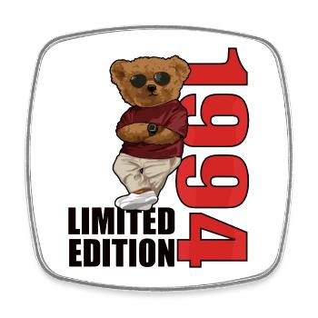 Limited Edition 1994 Teddy Vintage Geburtstag - Viereckiger Kühlschrankmagnet - Weiß - Vorne