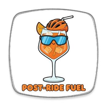 Carburant de Kawaii Cycling Drink Post-Ride - Magnet carré - blanc - Devant