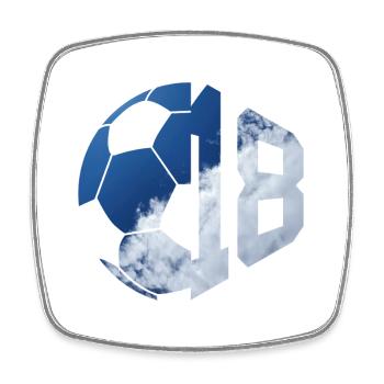 NO. 18 FOOTBALLER NUMBER 18 FOOTBALL 18TH BIRTHDAY - Square fridge magnet - white - Front