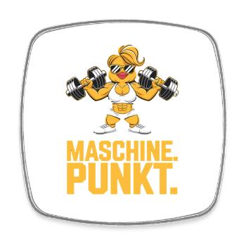  Maschine Punkt Fitness Bodybuilding Motiv Für - Viereckiger Kühlschrankmagnet - Weiß - Vorne