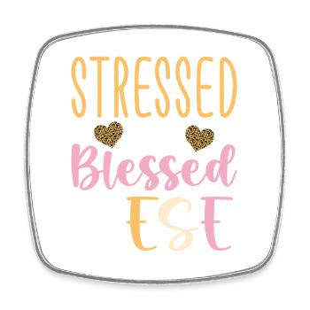Gifts for ESE Teachers - Square fridge magnet - white - Front