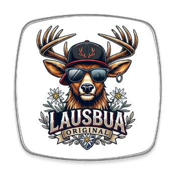 Kids Lausbua T-Shirt Men's Traditional Shirt Boys - Square fridge magnet - white - Front