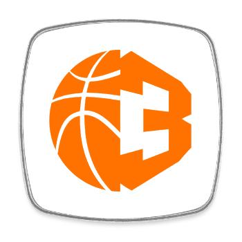 NR. 3 BASKETBALL NUMMER 3 BASKETBALL 3. GEBURTSTAG - Viereckiger Kühlschrankmagnet - Weiß - Vorne