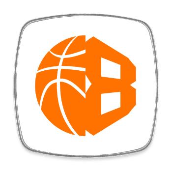 NO. 8 BASKETBALL NUMBER 8 BASKETBALL 8TH BIRTHDAY - Square fridge magnet - white - Front