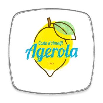 Agerola Costa d'Amalfi Lemon Italy Amalfi Coast - Square fridge magnet - white - Front