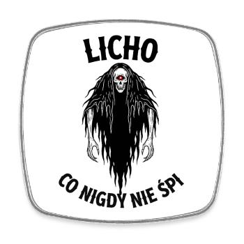 Licho Polish Folklore Never Sleeps - Square fridge magnet - white - Front