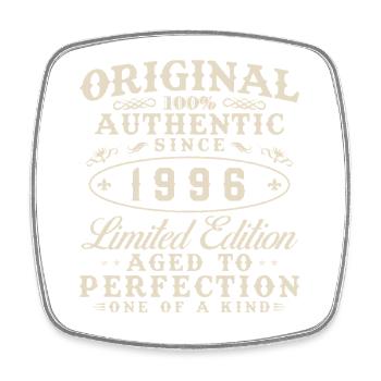 1996 Vintage Cadeau D'anniversaire Homme Femme - Magnet carré - blanc - Devant