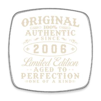 2006 Vintage Rétro Cadeau d’anniversaire - Magnet carré - blanc - Devant