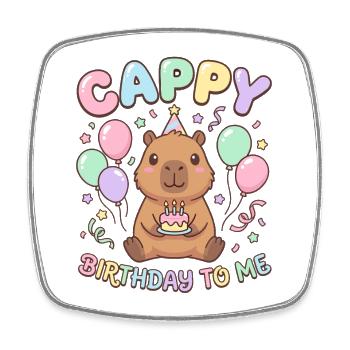 Anniversaire, Anniversaire d’enfants, Fête d’anniversaire - Magnet carré - blanc - Devant