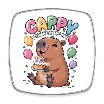 Anniversaire, Anniversaire d’enfants, Fête d’anniversaire - Magnet carré - blanc - Devant