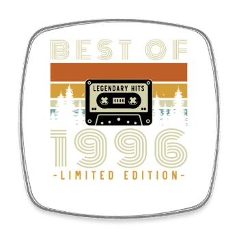 1996 Vintage Rétro Cadeau D'anniversaire - Magnet carré - blanc - Devant