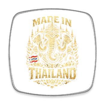 Thailand Thai Pride - Square fridge magnet - white - Front