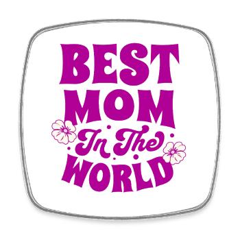 Maman drôle Mamie Motif de cadeau pour la fête des mères Humour - Magnet carré - blanc - Devant