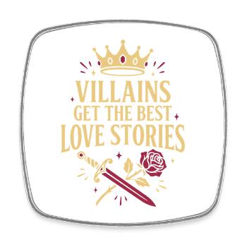 Romantasy Fantasy Romance Booktok Spicy Reader - Viereckiger Kühlschrankmagnet - Weiß - Vorne