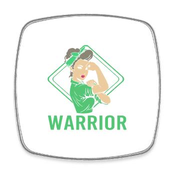 Organ Donor Liver Organ Donor Liver Donation - Square fridge magnet - white - Front