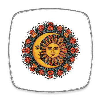 Litha Pagan: Sommersonnenwende, Mittsommer, Mittsommer, Mittsommer. - Viereckiger Kühlschrankmagnet - Weiß - Vorne