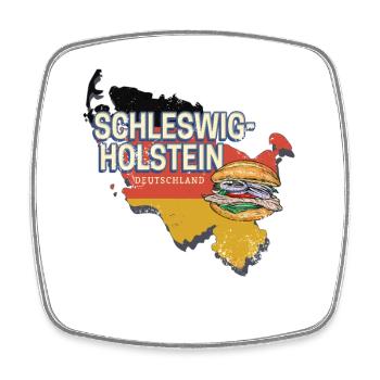 Schleswig-Holstein Deutschland Bundesland Souvenir - Viereckiger Kühlschrankmagnet - Weiß - Vorne