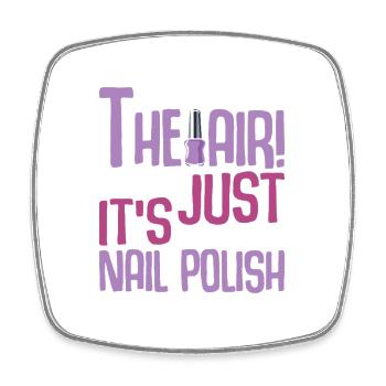 Nageldesigner Nageldesignerin Kosmetik Nagelstudio - Viereckiger Kühlschrankmagnet - Weiß - Vorne