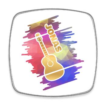 Geschenk für Jonas - Viereckiger Kühlschrankmagnet - Weiß - Vorne