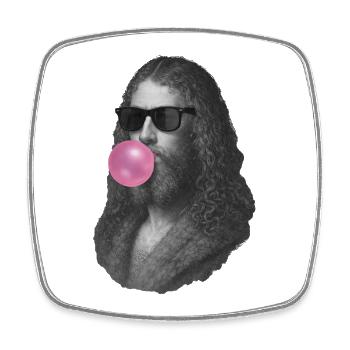Chewing-gum Albrecht Dürer - Magnet carré - blanc - Devant
