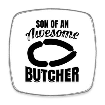 Butcher Boy - Square fridge magnet - white - Front