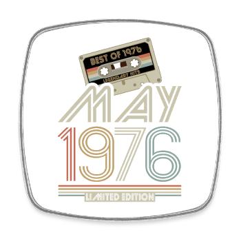Best of May 1976 Kassette | Limited Edition - Viereckiger Kühlschrankmagnet - Weiß - Vorne
