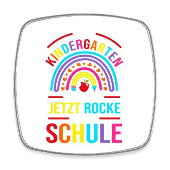 Kita Erste Klasse Schüler Kindergarten - Viereckiger Kühlschrankmagnet - Weiß - Vorne