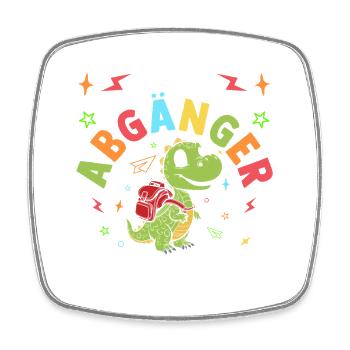 Daycare First Grade Dinosaur Student Kindergarten - Square fridge magnet - white - Front