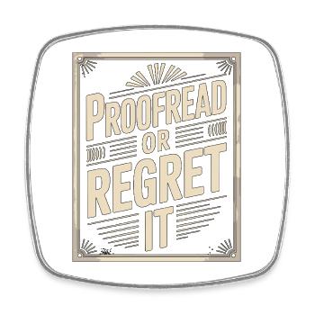 Print Designer Proofread Or Creative Designer - Square fridge magnet - white - Front