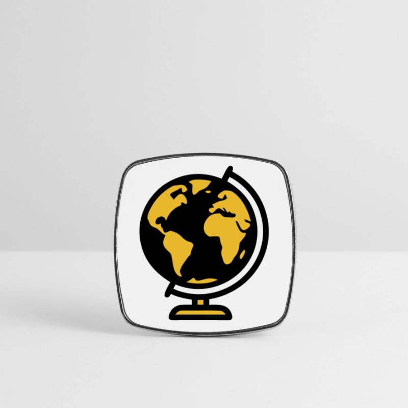 École Globe Globe Earth Magnet carré
