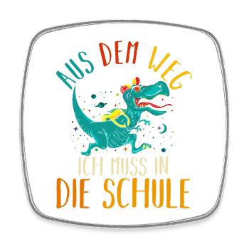 Kita Erste Klasse Einhorn Schüler Kindergarten - Viereckiger Kühlschrankmagnet - Weiß - Vorne